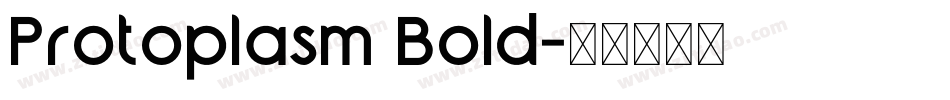 Protoplasm Bold字体转换